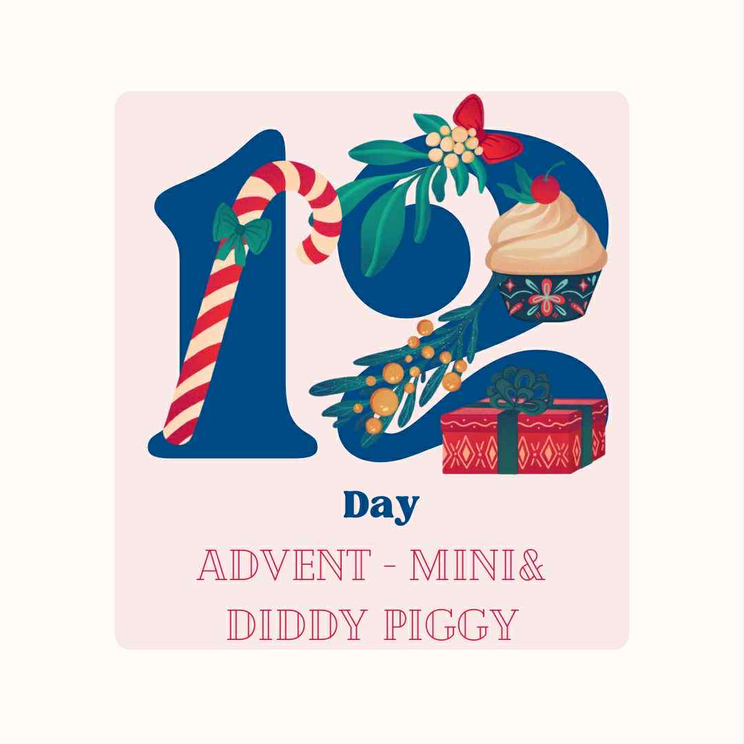 Advent Bow Calendar- MINI & DIDDY PIGGY MIX