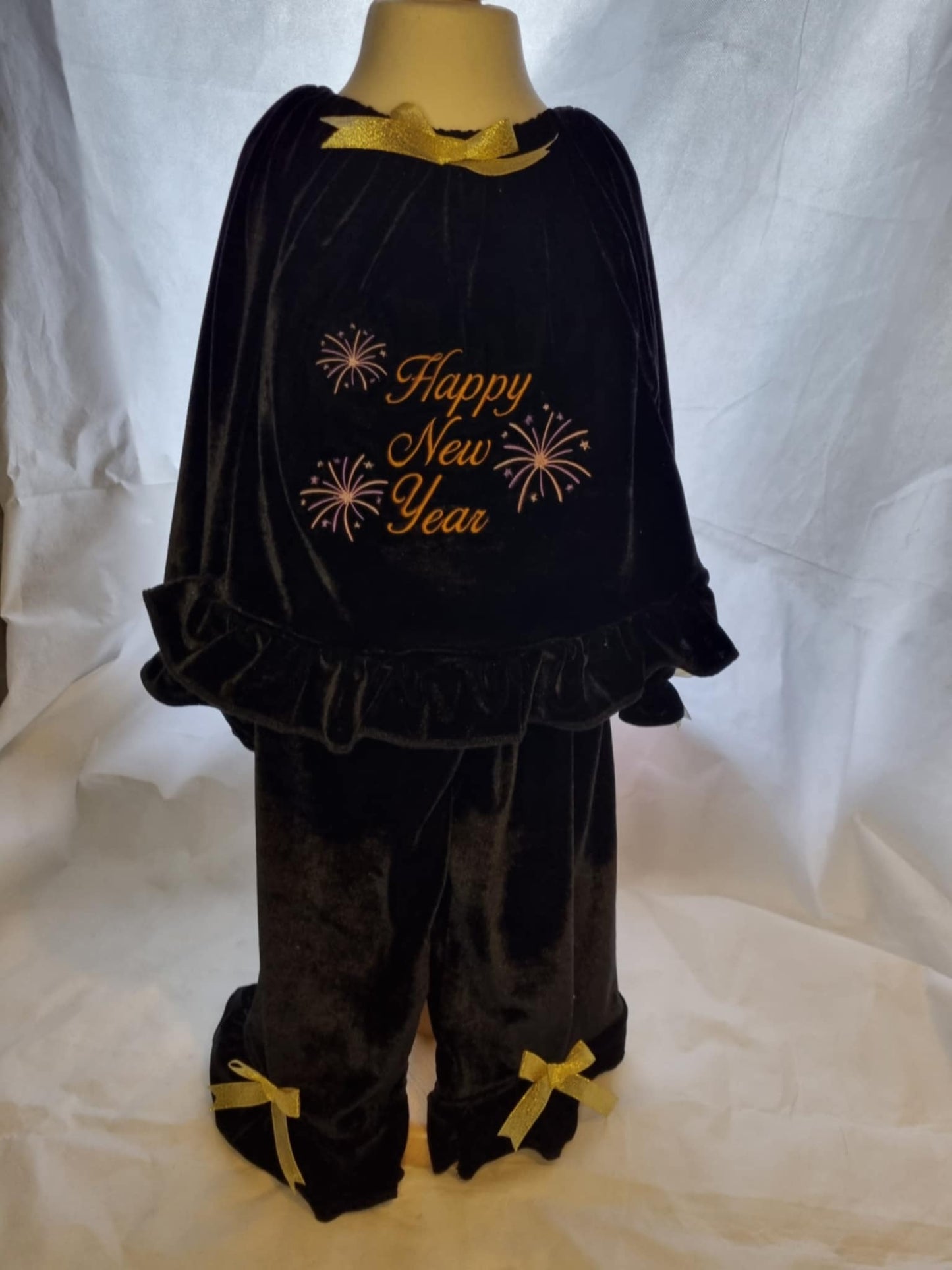 Handmade Velour New Year Pjs