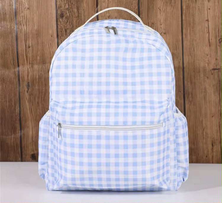 XL Gingham Backpack