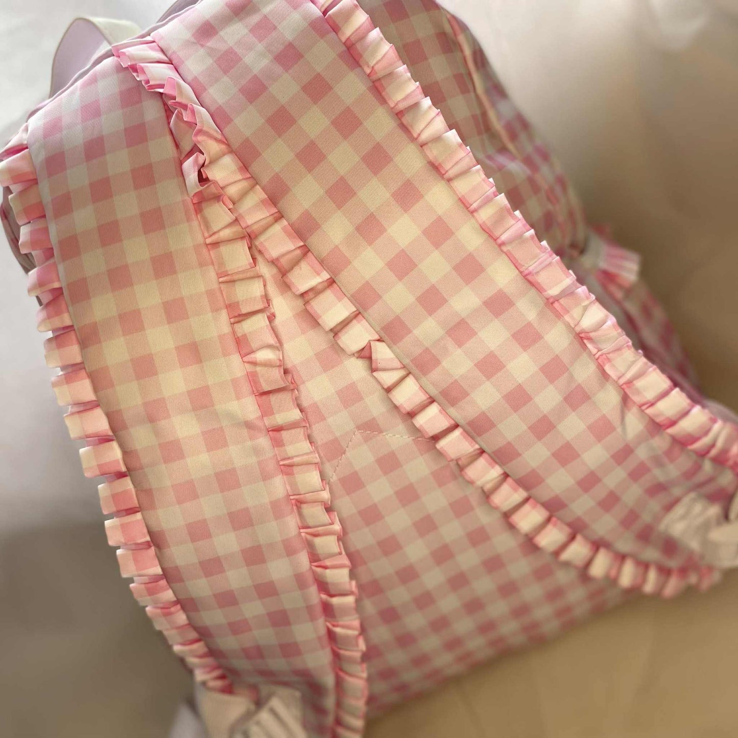 XL Gingham Backpack
