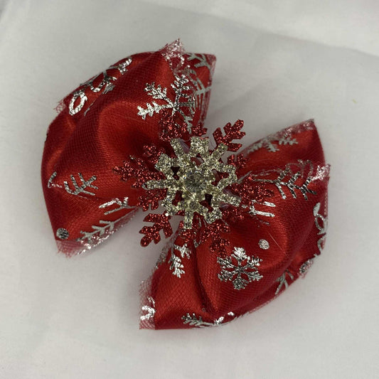 Red Snowflake Sparkle