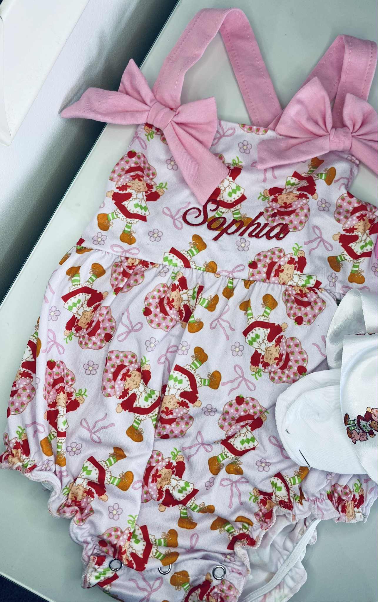 Strawberry Shortcake Romper
