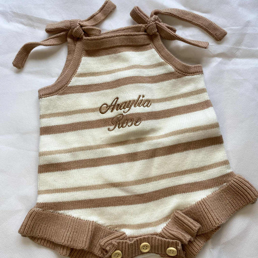 Pinstripe Romper